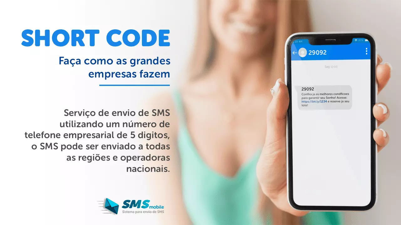 SMS com short-code
